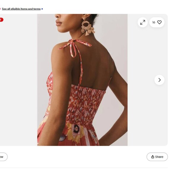 NWOT | Anthropologie Ranna Gill Wide-Leg Floral Jumpsuit Pockets! - Picture 2 of 4